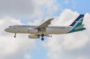 Singapur Havaalanı'na uçak inişi 