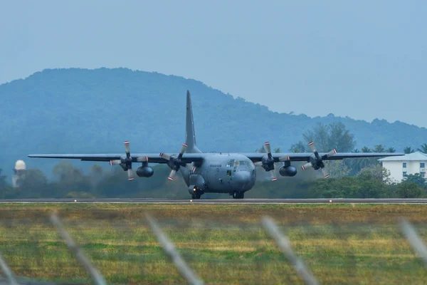 Lockheed C-130H Hercules Malaysian Air Force — Stock Photo, Image