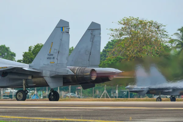 Sukhoi Su-30 MKM malezyjskich sił powietrznych — Zdjęcie stockowe