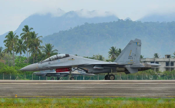 马来西亚空军苏霍伊苏-30公里 — 图库照片