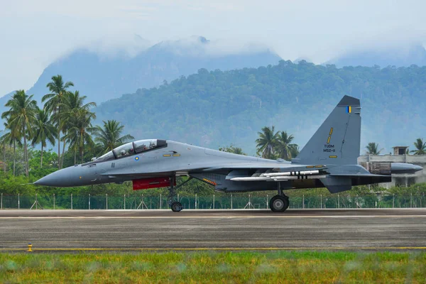 Sukhoi Su-30 MKM malezyjskich sił powietrznych — Zdjęcie stockowe