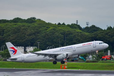 Tokyo Narita Havalimanı 'nda yolcu uçağı 