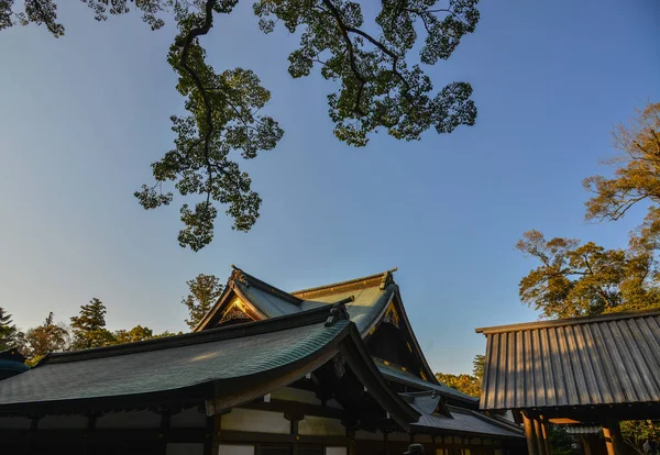 Onderdeel van de ISE Jingu-tempel in Mie, Japan — Stockfoto