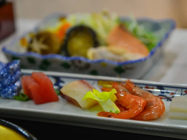 Japanse maaltijd voor het diner — Stockfoto