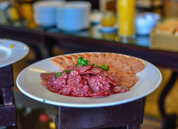 Bologna babi Vietnam untuk sarapan — Stok Foto