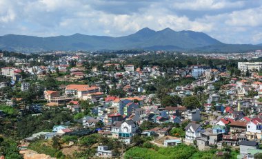 Dalat, Vietnam havadan görünümü