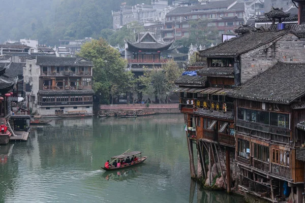 Ancienne ville de Fenghuang dans le Hunan, Chine — Photo