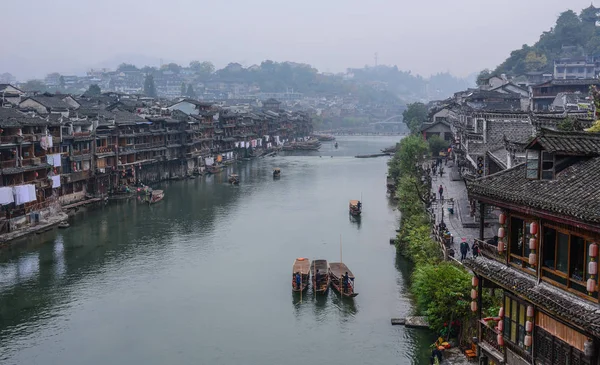 중국 후난풍황 고대도시 — 스톡 사진