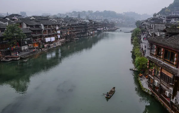 Fenghuang, starověké město Hunan, Čína — Stock fotografie