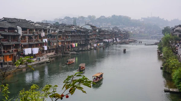 Ancienne ville de Fenghuang dans le Hunan, Chine — Photo