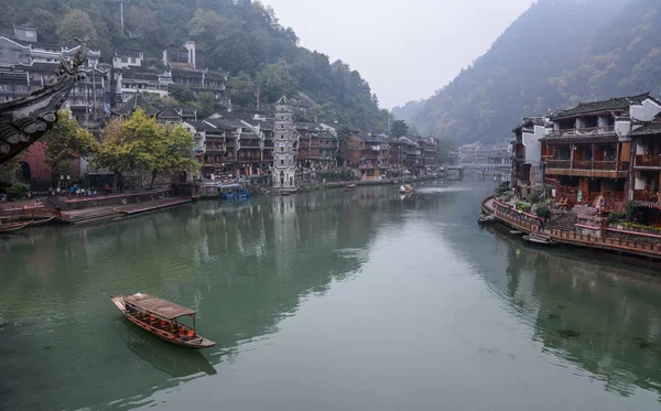 Fenghuang, starověké město Hunan, Čína — Stock fotografie