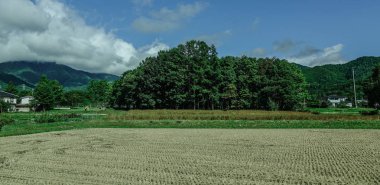 Dağ manzaraları-Nagano, Japonya 'da 