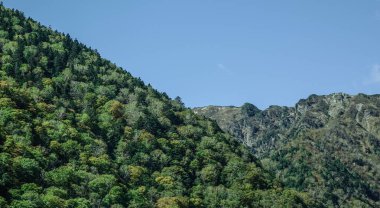 Dağ manzaraları-Nagano, Japonya 'da 