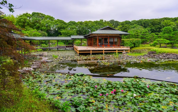 日本庭園の牧歌的な風景 — ストック写真