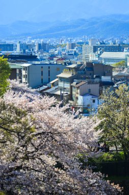 Cityscape kyoto, Japonya 