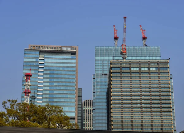 토쿄의 도시 경관,자 판 — 스톡 사진