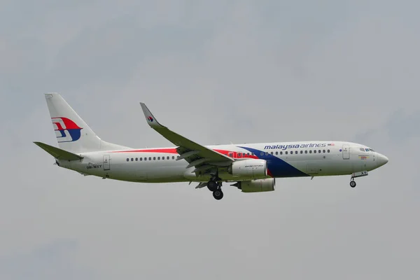 Stock image Passenger airplane landing at the airport 