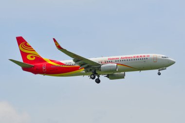 Havaalanında açılış yolcu uçak 