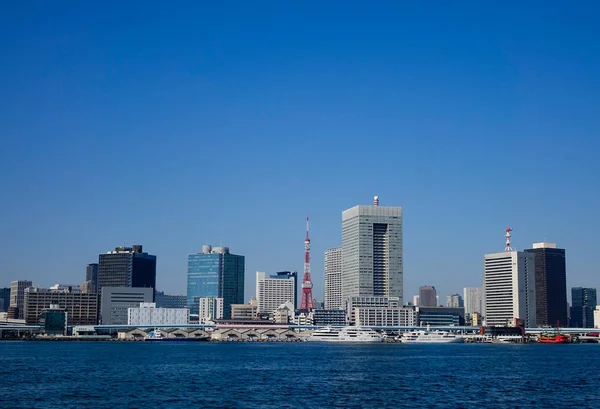 Stadsbilden av Tokyo Bay, Japan — Stockfoto