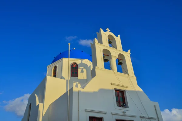 Blue Church in Santorini Island, Grekland — Stockfoto
