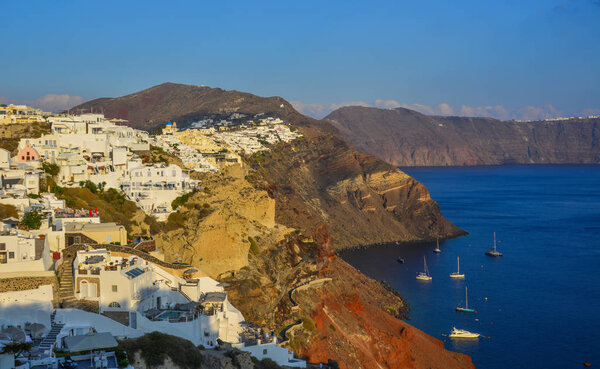 Beautiful town of Santorini Island, Greece 
