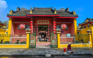Hoi An Old Town, Vietnam'da yerel bir tapınak 