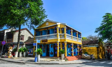 Hoi An antik kenti 'nde eski bina 