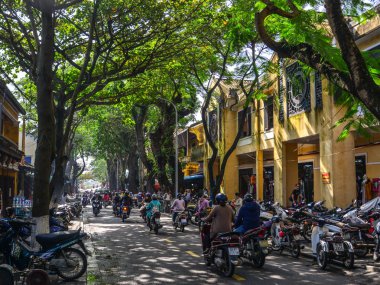 Hoi An antik kenti 'nde eski bina 