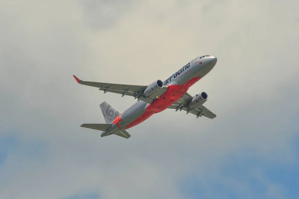 stock image Airplane taking-off from the airport 