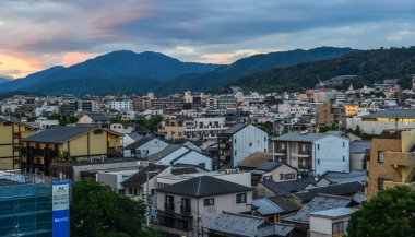 Havadan görünümü kyoto, Japonya 