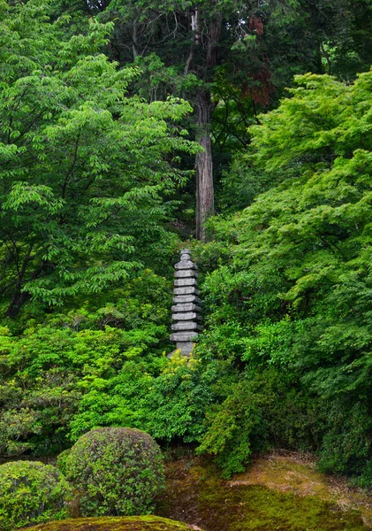 일본 정원의 목가적인 풍경 — 스톡 사진