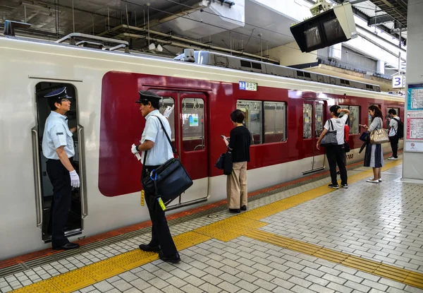 Stazione ferroviaria di Kintetsu a Kyoto, Giappone — Foto Stock