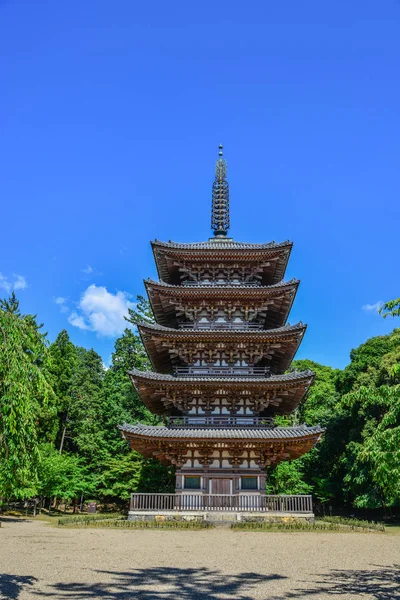 La pagoda de cinco pisos del templo de Daigo-ji —  Fotos de Stock