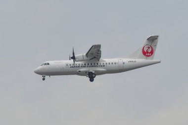 Itami Havaalanı'na inen yolcu uçağı 