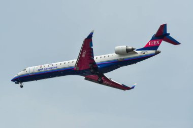 Itami Havaalanı'na inen yolcu uçağı 