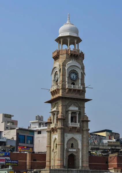 Klokkentoren in het centrum in Ajmer, India — Stockfoto