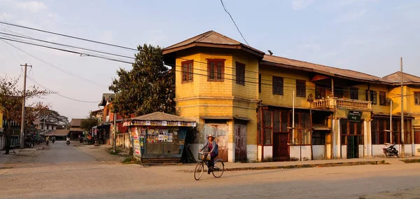 Stare budynki w: Hsipaw, Myanmar — Zdjęcie stockowe