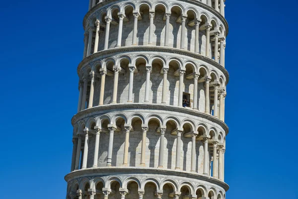 Pisa Ortaçağ Eğik Kulesi (Torre di Pisa) — Stok fotoğraf