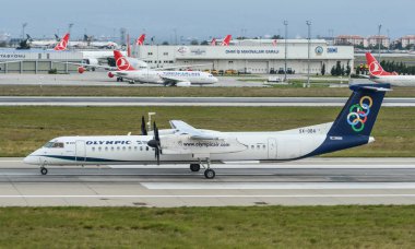 İstanbul Atatürk Havalimanı'nda uçak (Türkiye)