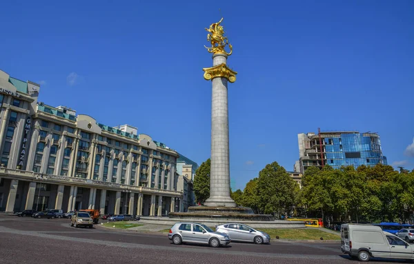 Площадь Свободы в Тбилиси — стоковое фото