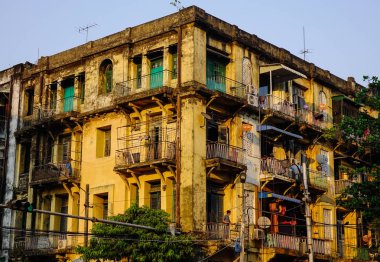 Yangon, Myanmar eski daireler