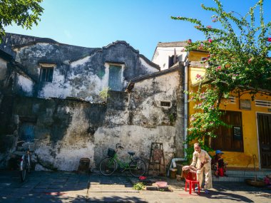 Hoi Bir antik şehir, Vietnam eski binalar