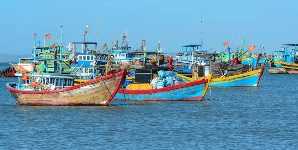 Рыбацкая деревня в Бинь Туане, Вьетнам — стоковое фото