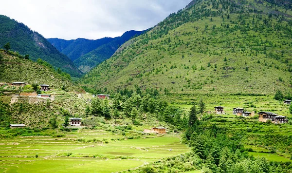 Berglandschap in Thimphu, Bhutan — Stockfoto