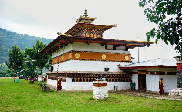 Tibetský klášter v Thimphu, Btáan — Stock fotografie