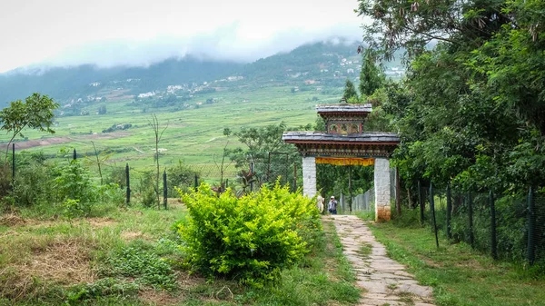 Tibetaans klooster in Thimphu, Bhutan — Stockfoto