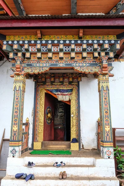 Tibetský klášter v Thimphu, Btáan — Stock fotografie