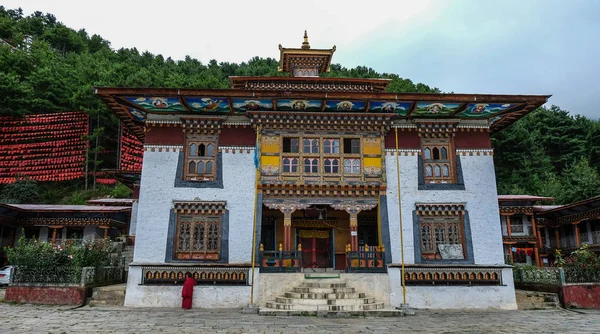 Boeddhistische tempel in Kingdoom van Bhutan — Stockfoto