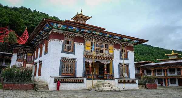 Boeddhistische tempel in Kingdoom van Bhutan — Stockfoto