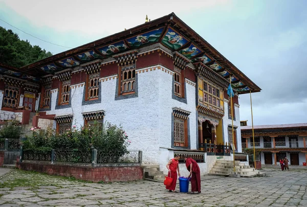 Buddyjska świątynia w Kingdoom Bhutanu — Zdjęcie stockowe